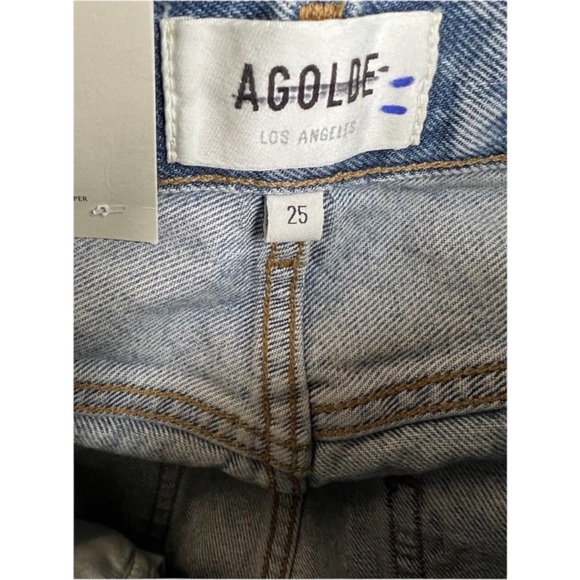 Agolde 90'S PINCH WAIST HIGH RISE STRAIGHT IN RUMINATE Size 25 - Picture 11 of 16